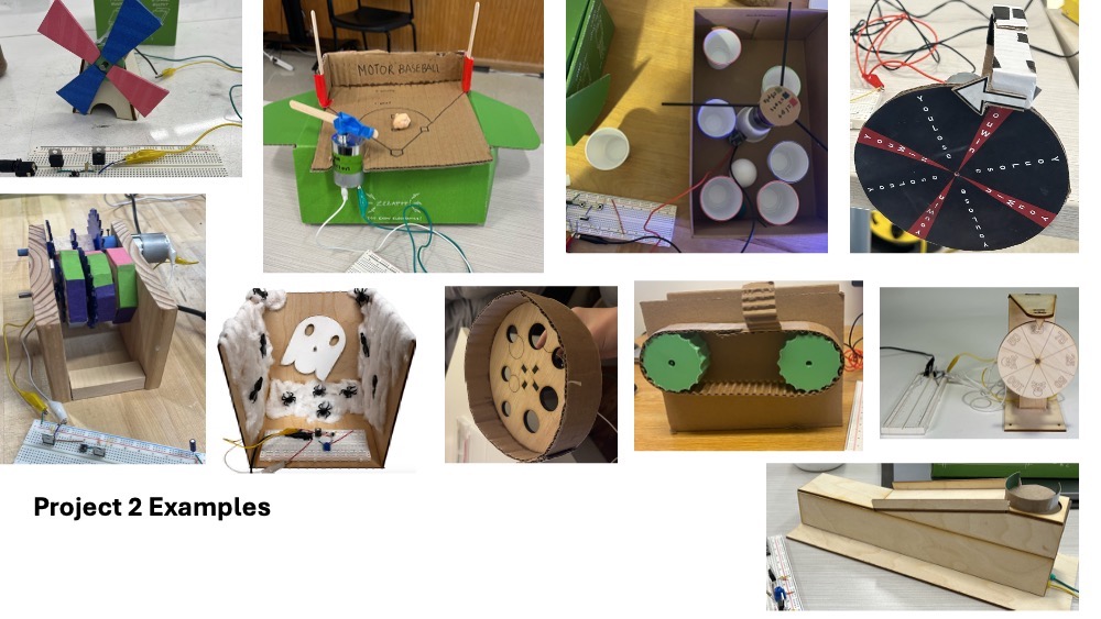 Collage of Project 2 games