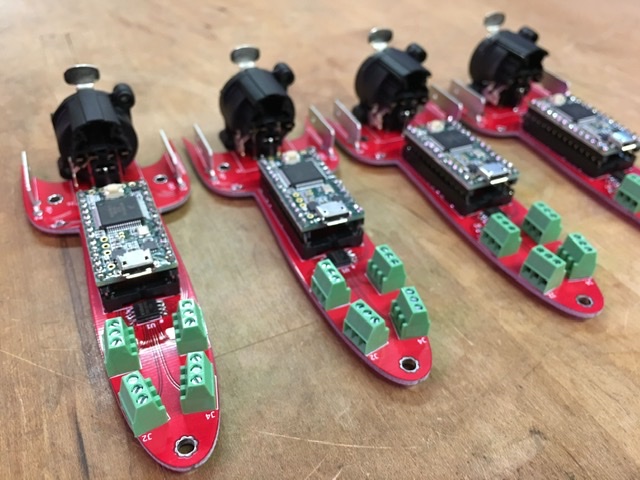 More PCBs shaped like rockets by Brandon Stafford